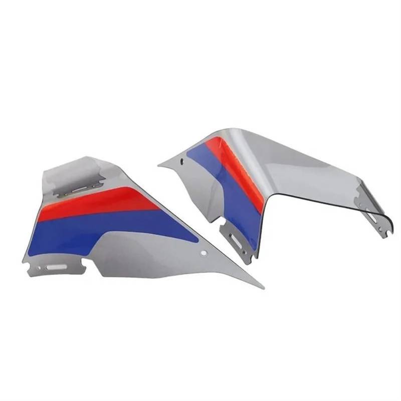 BBIGTIFWX Motorrad-Winglets Für B&MW S1000RR K67 M1000RR 2020 2021 2022 2023 Stablizer Motorrad Verkleidung Flügel Lassen Front Spoiler(Gray) von BBIGTIFWX