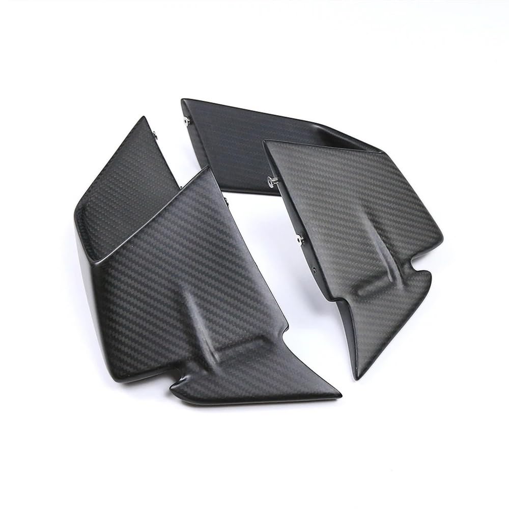 BBIGTIFWX Motorrad-Winglets Für B&MW S1000RR S 1000RR 2019 2020 2021 2022 Volle Carbon Faser Motorrad Aerodynamische Flügel Wind Spoiler Deflektoren(Twill Weave Matt) von BBIGTIFWX