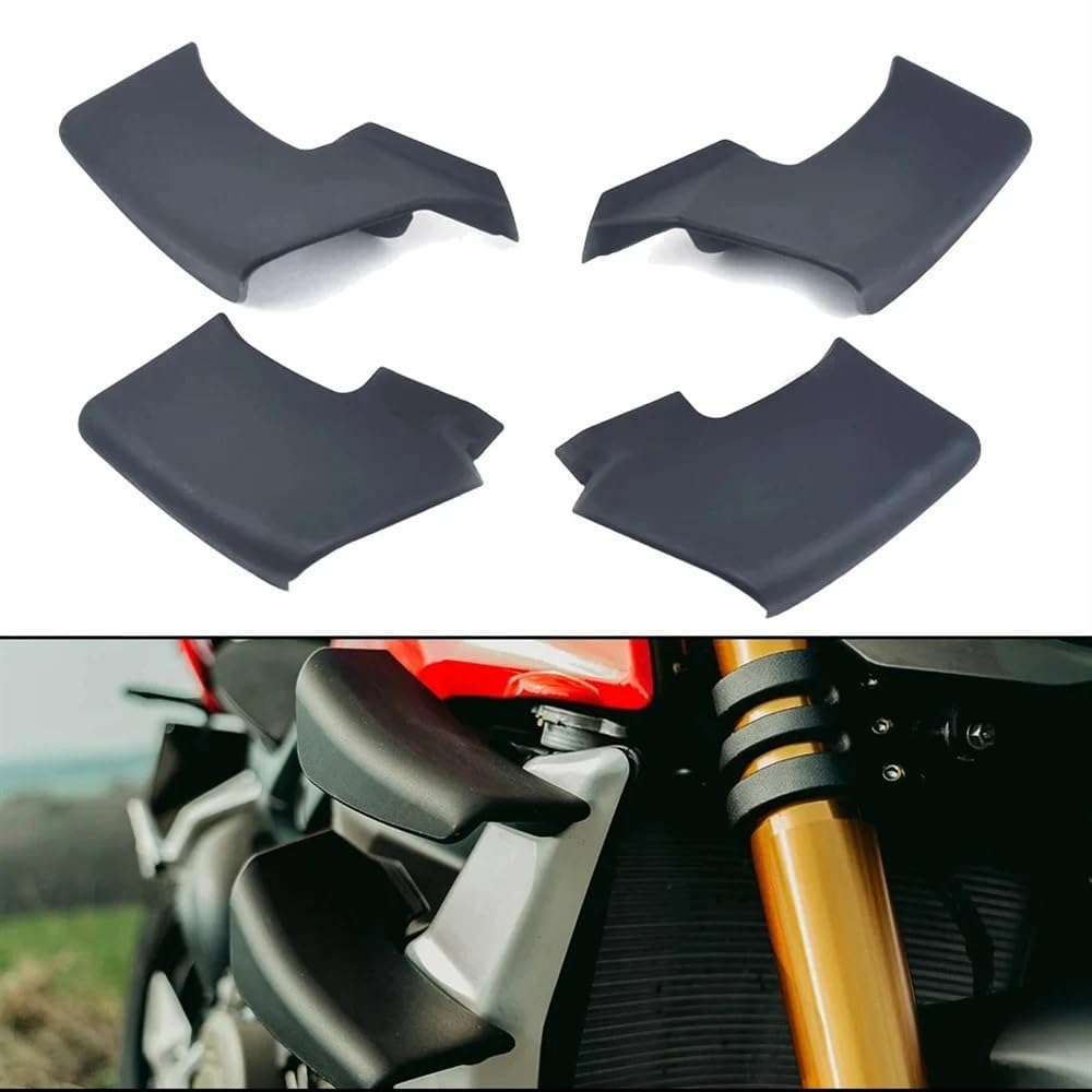 BBIGTIFWX Motorrad-Winglets Für D&UCATI Street Fighter V4 /S/SP V2/S 2020-2023 Spoiler Fxed Winglets Flügel Motorrad Winglet Aerodynamische Flügel Kit Spoiler von BBIGTIFWX