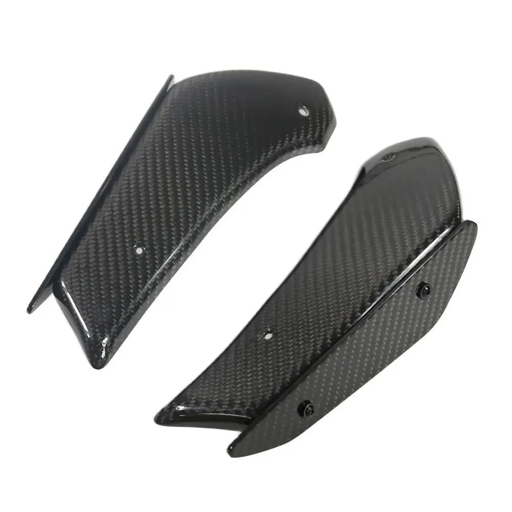 BBIGTIFWX Motorrad-Winglets Für H&ONDA CBR650 CBR650R CBR 650R 2019 2020 2021 2022 Verkleidung Motorrad Aerodynamische Flügel Kit Fixed Winglet Verkleidung Flügel(Carbon Fiber Look) von BBIGTIFWX