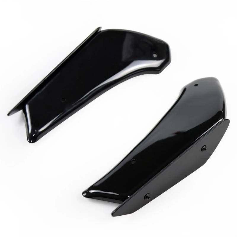 BBIGTIFWX Motorrad-Winglets Für KA&WA&SAKI Ninja650 Ninja 650 2017 2018 2019 Motorrad Verkleidung Teile Aerodynamische Flügel Kit Feste Winglet Verkleidung Flügel(Black) von BBIGTIFWX