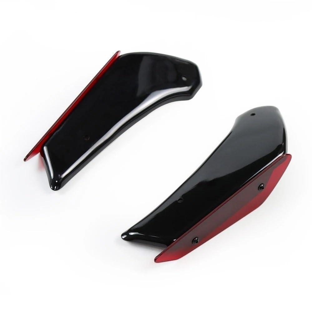 BBIGTIFWX Motorrad-Winglets Für KA&WA&SAKI Ninja650 Ninja 650 2017 2018 2019 Motorrad Verkleidung Teile Aerodynamische Flügel Kit Feste Winglet Verkleidung Flügel(Red) von BBIGTIFWX