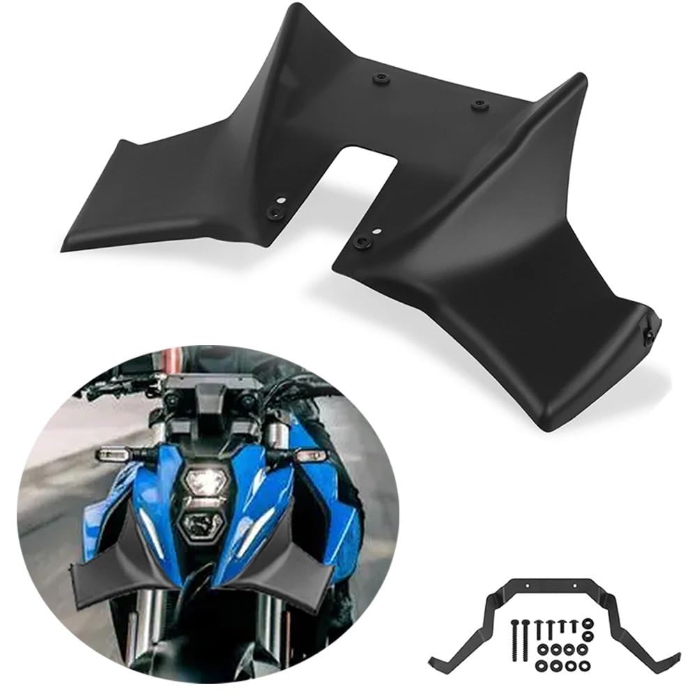 BBIGTIFWX Motorrad-Winglets Für Suzuki GSX-8S GSX 8S GSX8S 2023 2024 Motorrad Frontspoiler Frontal Sport Abtrieb Spoiler Winglet Flügel Deflektor von BBIGTIFWX