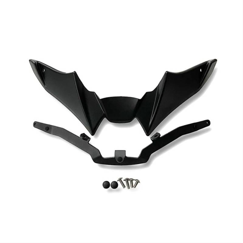 BBIGTIFWX Motorrad-Winglets Für Y&AMAHA MT 09 MT-09 SP 2021 2022 2023 MT09 Motorrad Frontspoiler Winglet Aerodynamische Flügel Kit Spoiler(Black) von BBIGTIFWX