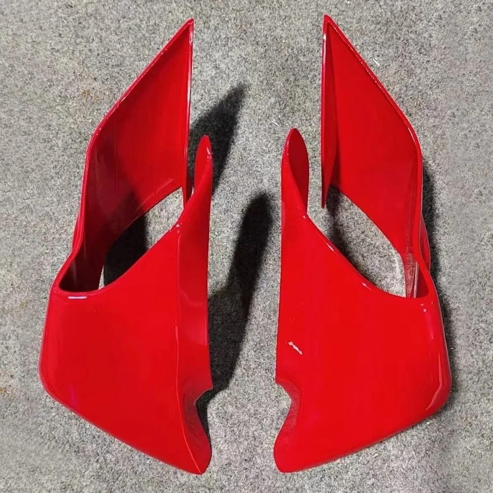 BBIGTIFWX Motorrad-Winglets Für Y&AMAHA R25 R3 2019 2020 2021 2022 2023 Feste Wind Flügel Motorrad Verkleidung Shell Zubehör Winglet(Red) von BBIGTIFWX