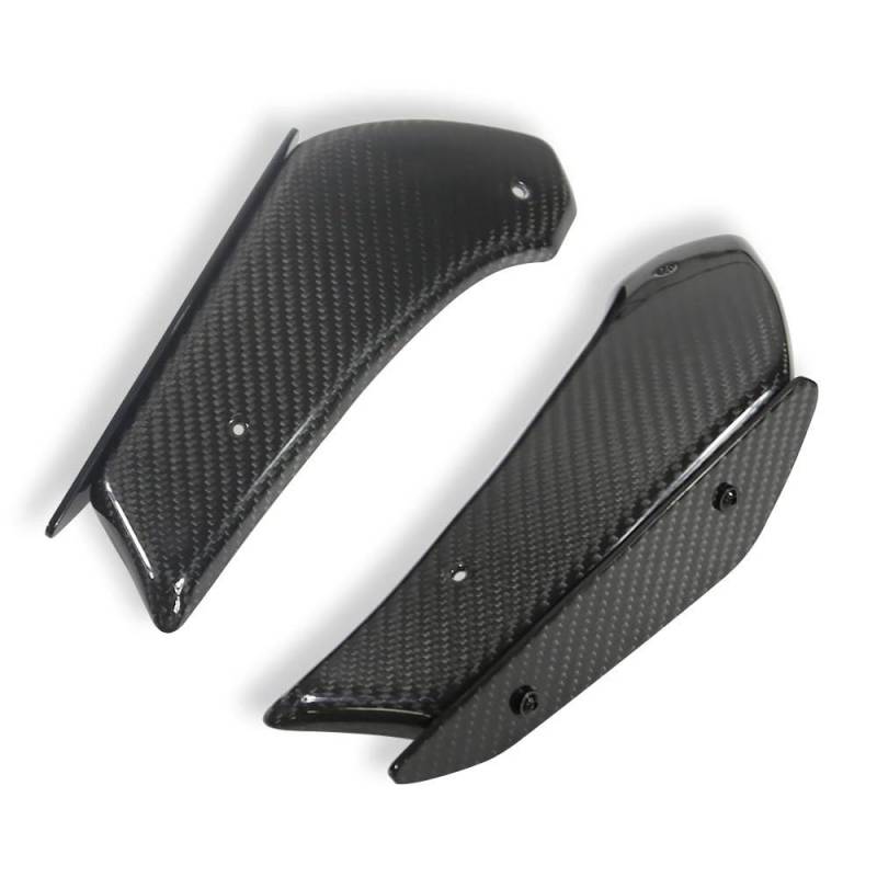 BBIGTIFWX Motorrad-Winglets Für Y&AMAHA YZF-R6 R6 R 6 2017 2018 2019 2020 Motorrad Verkleidung Teile Aerodynamische Flügel Kit Feste Winglet Verkleidung Flügel(Carbon Fiber) von BBIGTIFWX