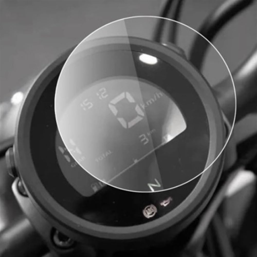 BBIGTIFWX Tacho-Schutzfolie Motorrad Anti-Scratch-Screen Instrument Film Tacho Schutz Film Für H&ONDA CMX 500 Rebel 2017 2018 von BBIGTIFWX