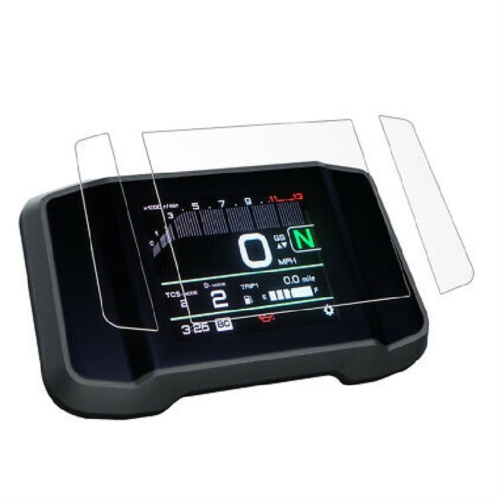 BBIGTIFWX Tacho-Schutzfolie Motorrad Zubehör Instrument Dashboard Tacho Schutz Film Bildschirm Für Y&AMAHA MT-09 FZ-09 SP 2021 2022(2Set) von BBIGTIFWX