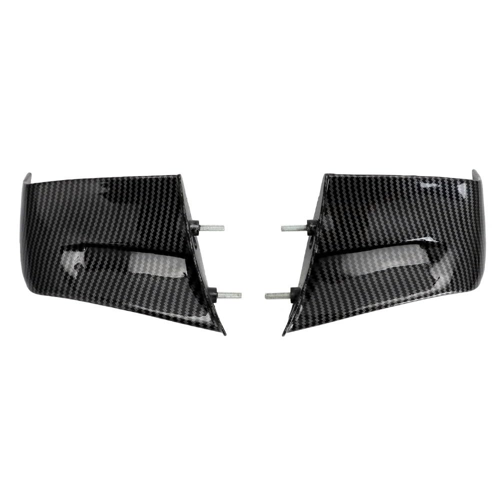 Motorrad-Winglets Für D&UCATI Für Panigale V4 V4S V4R SP 2022 2023 Motorrad Frontverkleidung Seitenwinglets Luftabweiser Kit Seitenabdeckung(Carbon Fiber Look) von BBIGTIFWX