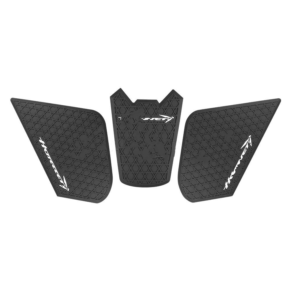 Motorrad rutschfeste Seitliche Tank Pad Aufkleber Für CB750 Hornet 2023- CB 750 Motorrad Seite Kraftstoff Tank Pads Schutz Aufkleber Aufkleber Gas Knie Grip Traktion(A Set) von BBIGTIFWX