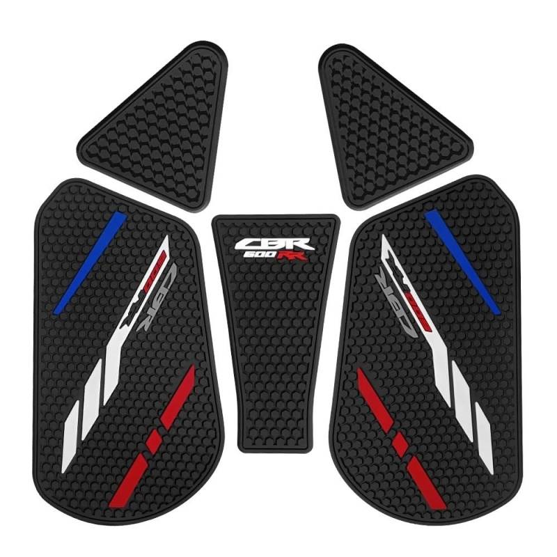 Motorrad rutschfeste Seitliche Tank Pad Aufkleber Für CBR600 RR Tank Pad 2020-2023 Motorrad Zubehör CBR600RR Kraftstoff Tank Pad rutschfeste Seite Kraftstoff Tank Pad Knie Pad Grip Pad 600 von BBIGTIFWX