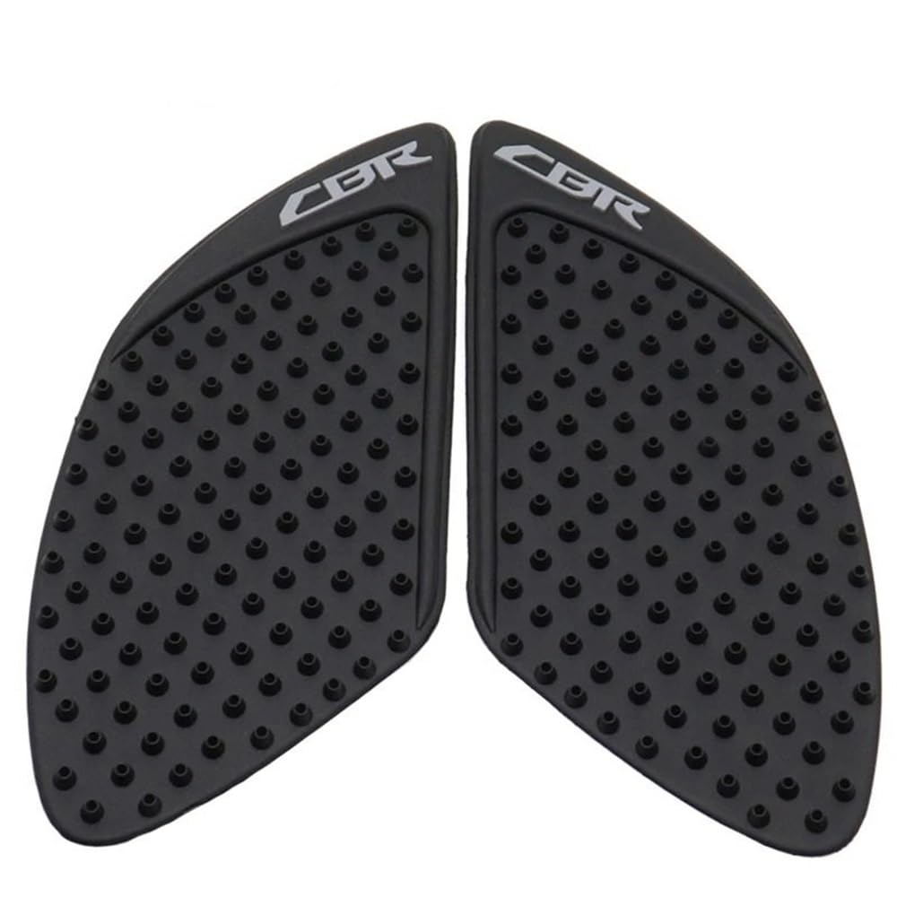 Motorrad rutschfeste Seitliche Tank Pad Aufkleber Für CBR929RR CBR954RR CBR600F4 CBR650f CBR 250R Seite Öl Tank Pad Aufkleber Gas Knie Grip Traktion Aufkleber(Black) von BBIGTIFWX