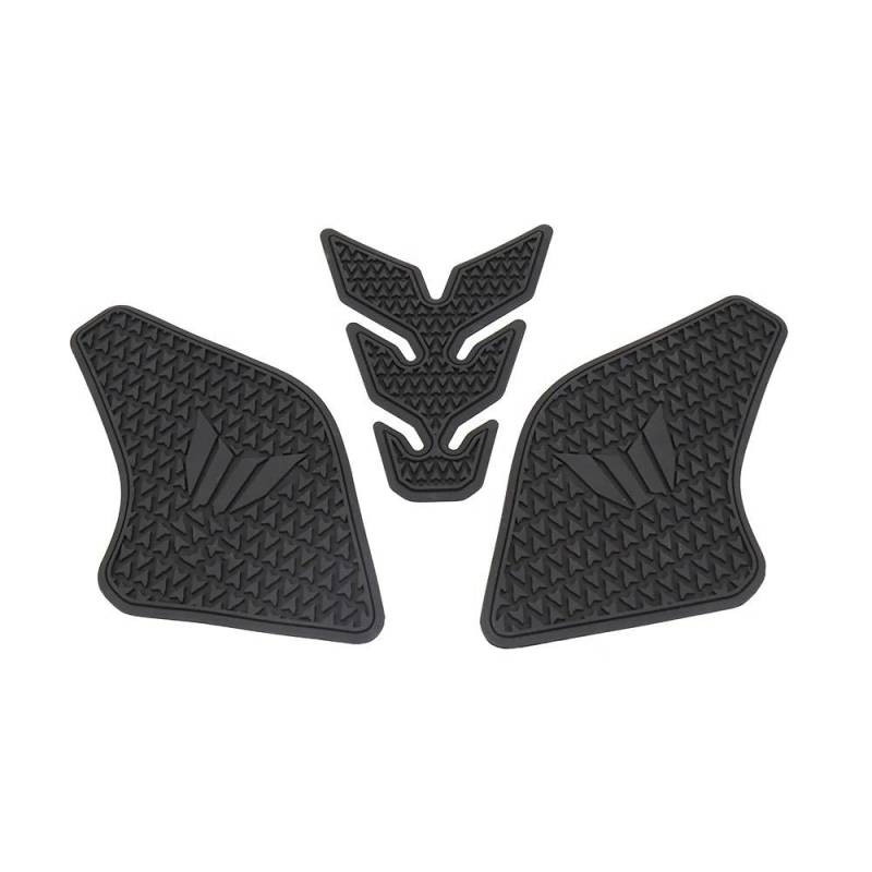 Motorrad rutschfeste Seitliche Tank Pad Aufkleber Für MT 07 MT07 MT-07 2021 – Seite Kraftstofftank Pad Tank Pads Schutz Aufkleber Aufkleber Gas Knie Grip Traktion Pad Tankpad(Set) von BBIGTIFWX