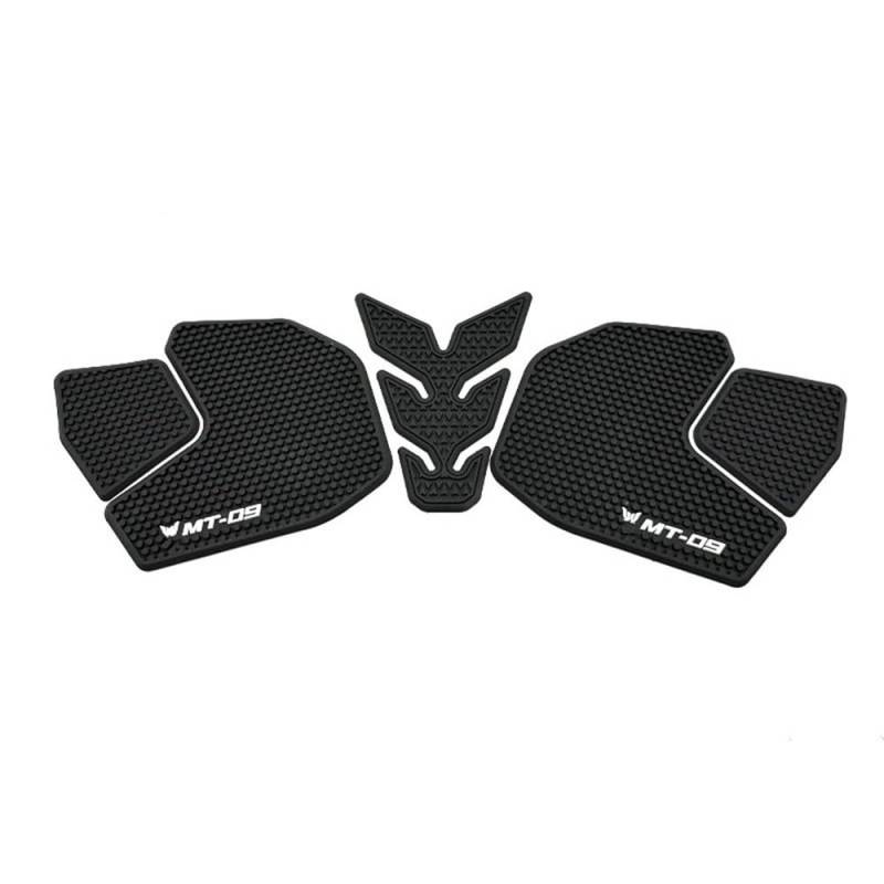 Motorrad rutschfeste Seitliche Tank Pad Aufkleber Für MT-09 FZ-09 mt09 2013-2020 Motorrad Tank Traktion Seite Pad Knie Grip Schutz Aufkleber Abdeckung(1set) von BBIGTIFWX