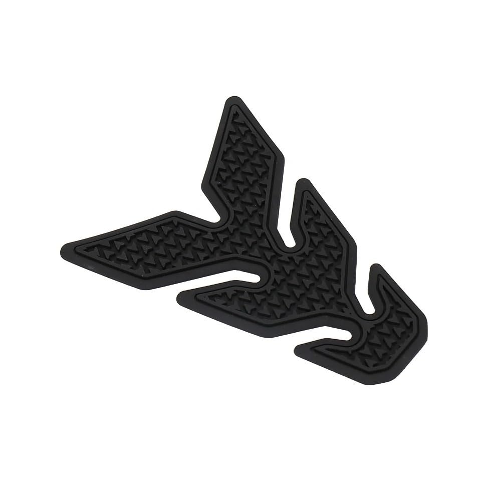 Motorrad rutschfeste Seitliche Tank Pad Aufkleber Für MT07 MT-07 MT 07 2021 Motorrad Anti-Scratch Seite Kraftstoff Tank Pad Kraftstoff Tank Knie Grip Pad Seite wasserdichte Aufkleber(Black 1) von BBIGTIFWX