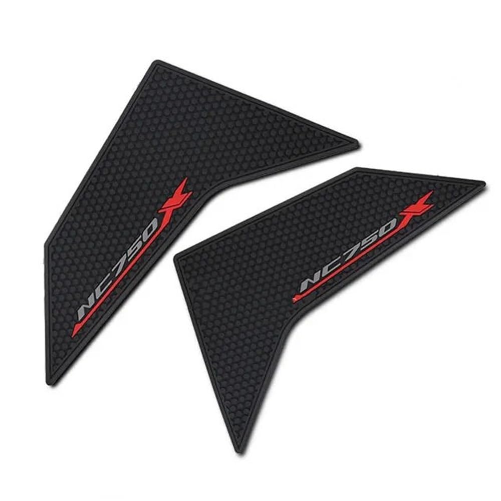 Motorrad rutschfeste Seitliche Tank Pad Aufkleber Für NC750X 2021 2022 Gummi Tank Pads Aufkleber Seite Kraftstoff Tank Pad Aufkleber Knie Grip Traktion Pad Tankpad von BBIGTIFWX