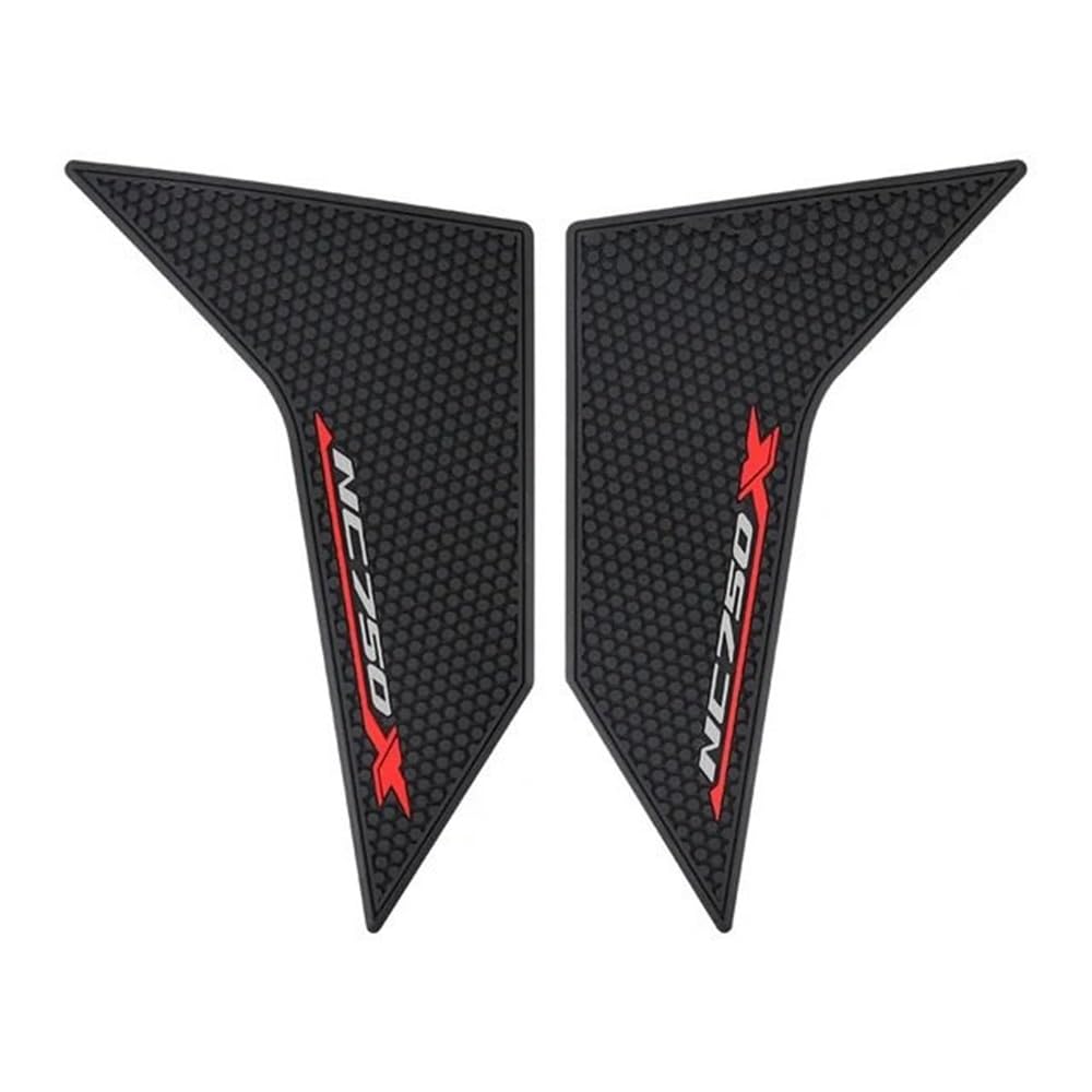 Motorrad rutschfeste Seitliche Tank Pad Aufkleber Für NC750X NC 750X2021 2022-Motorrad Seite Kraftstoff Tank Pad Schutz Aufkleber Aufkleber Gas Knie Grip Traktion Pad Tankpad von BBIGTIFWX