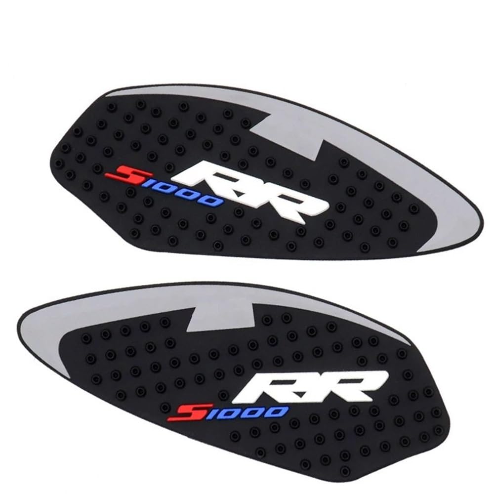 Motorrad rutschfeste Seitliche Tank Pad Aufkleber Für S1000RR S 1000 RR 2019-2023 2021Motorrad Kraftstoff Tank Kappe Aufkleber Pad Anti Slip Traktion Aufkleber Tank Abdeckung Schützen(Black b) von BBIGTIFWX