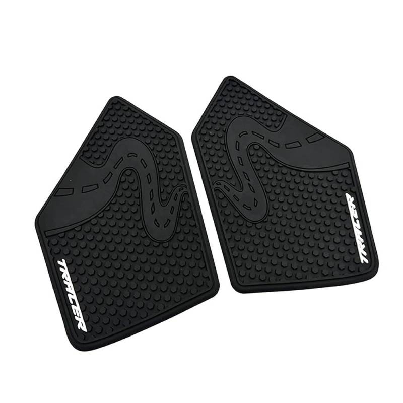 Motorrad rutschfeste Seitliche Tank Pad Aufkleber Für Tracer 9 TRACER9 Tracer 9 GT 2021 2022 2023 Motorrad Kraftstoff Tank Pad Nicht-Slip Gummi Wasserdicht Aufkleber(Black 2) von BBIGTIFWX