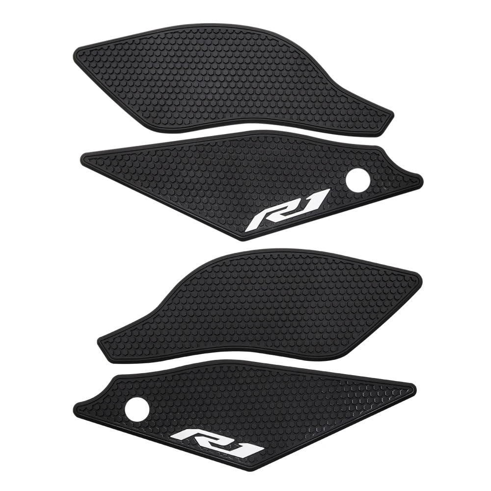 Motorrad rutschfeste Seitliche Tank Pad Aufkleber Für YZF R1 R1M YZFR1 2020-2021 Motorrad Zubehör Seite Kraftstoff Tank Pads Schutz Aufkleber Knie Grip Traktion Pad von BBIGTIFWX