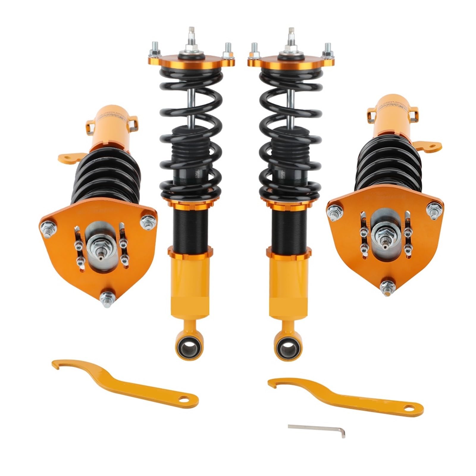 4pcs/set Adj. Damper Coilover Spring Shock Struts Compatible With Mitsubishi Eclipse 3rd-Gen 00-05 von BBSKBDFUT