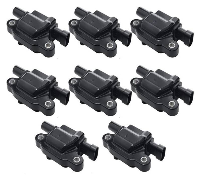 8 Pack UF413 Square Ignition Coils Compatible With Silverado 1500 Tahoe Camaro Compatible With GMC V8 von BBSKBDFUT