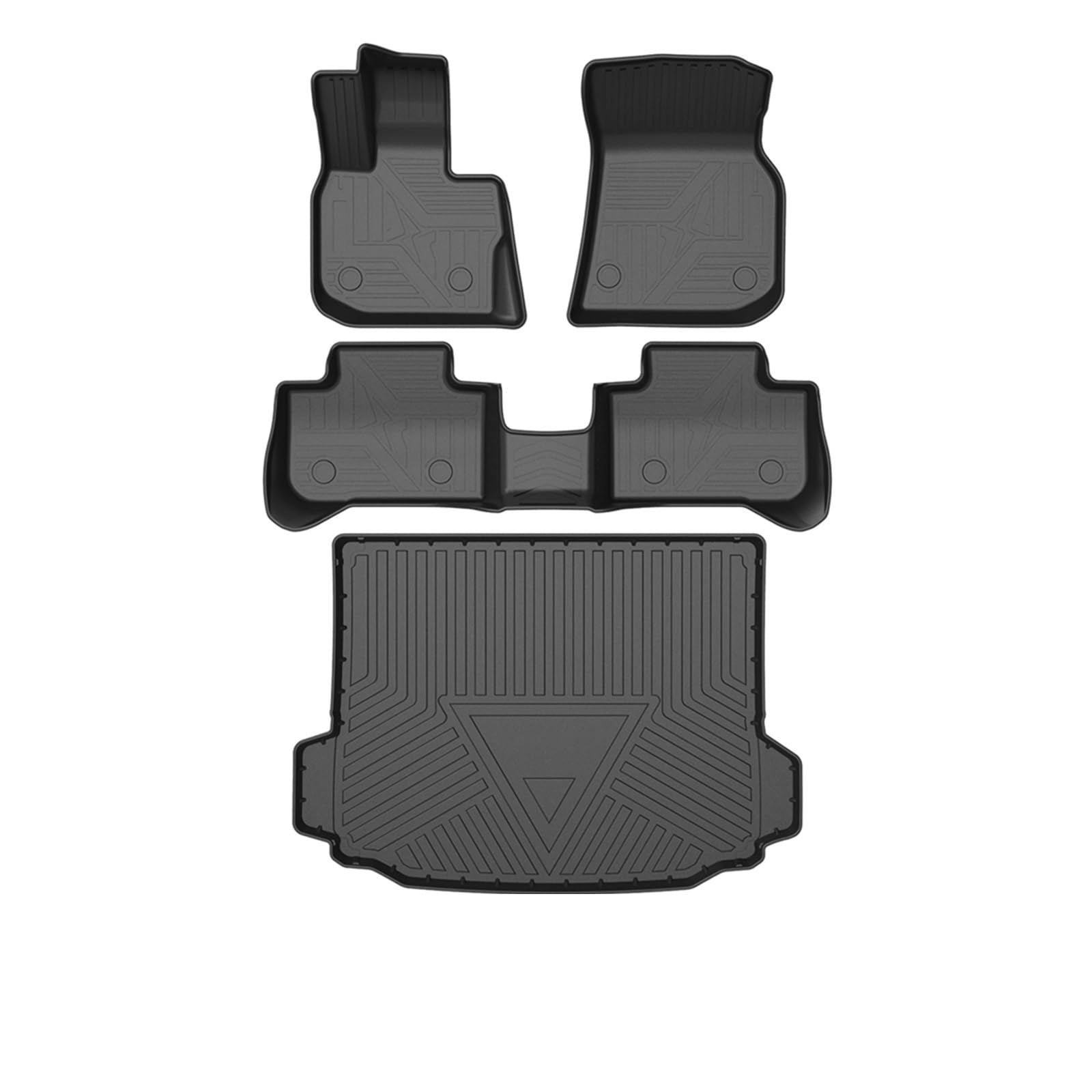 Auto-Fußmatten, Allwetter-TPE-Fußmatten, geruchsneutrale Unterlage, Ablagematte, Innenzubehör, kompatibel mit X3 G01 2018–2022 von BBSKBDFUT