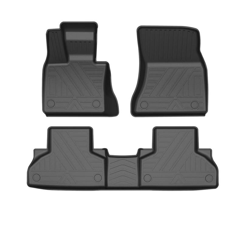 Auto-Fußmatten, Allwetter-TPE-Fußmatten, geruchsneutrale Unterlage, Ablagematte, Innenzubehör, kompatibel mit X5 F15 G05 2013–2023(13-18) von BBSKBDFUT