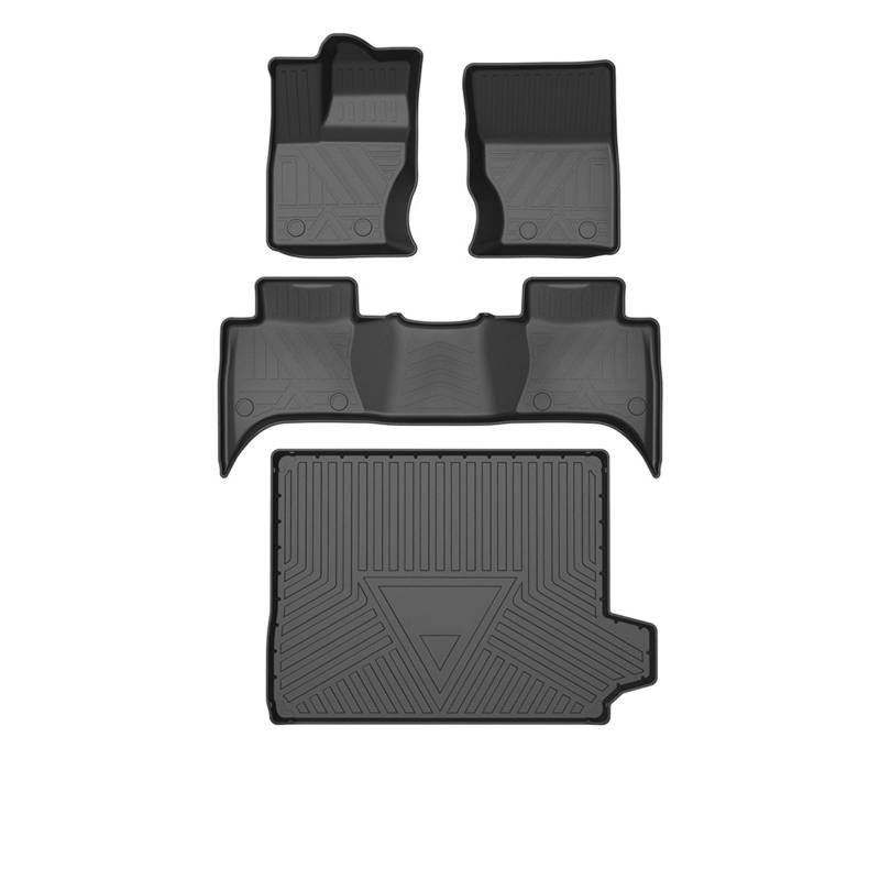Auto-Fußmatten, Allwetter-TPE-Fußmatten, geruchsneutrale Unterlage, Innenausstattung, kompatibel mit Sport L494 2014–2022(Hybrid) von BBSKBDFUT