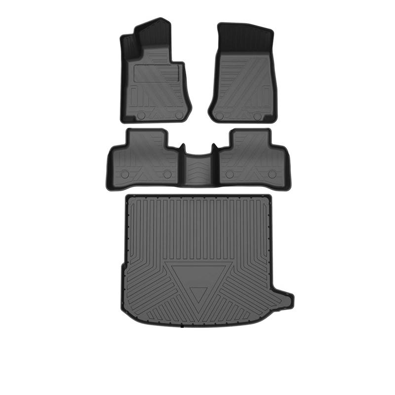 Auto-Fußmatten, Allwetter-TPE-Fußmatten, geruchsneutrale Unterlage, Tablettmatte, Zubehör, kompatibel mit GLC X253 Coupé C253 2015-2023(Coupe C253 16-23) von BBSKBDFUT