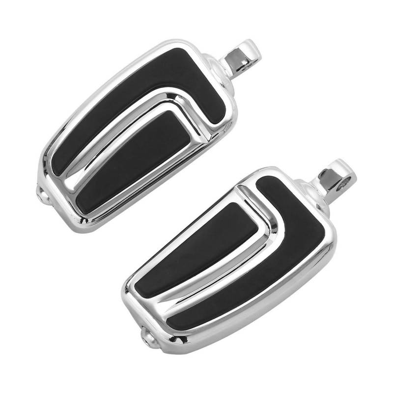 Motorcycle 10mm Male Mount-Style Foot Pegs Compatible with Harley Touring Softail Dyna Sportster XL 1200 XL 883 Street Bob Super Glide FXDF(A) von BBSKBDFUT