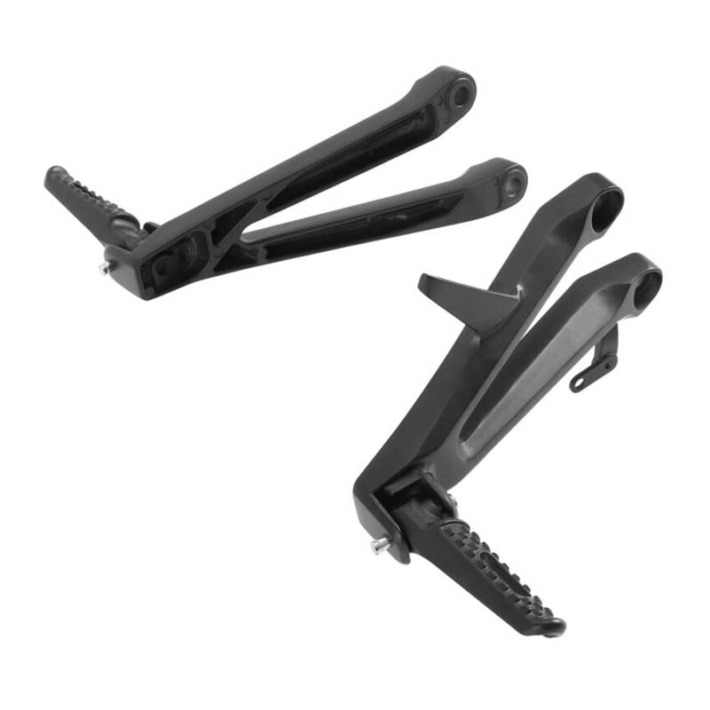 Motorcycle Black Passenger Rear Footrest Foot Pegs Set Compatible With CBR1000RR 2004-2007 2006 2005 von BBSKBDFUT