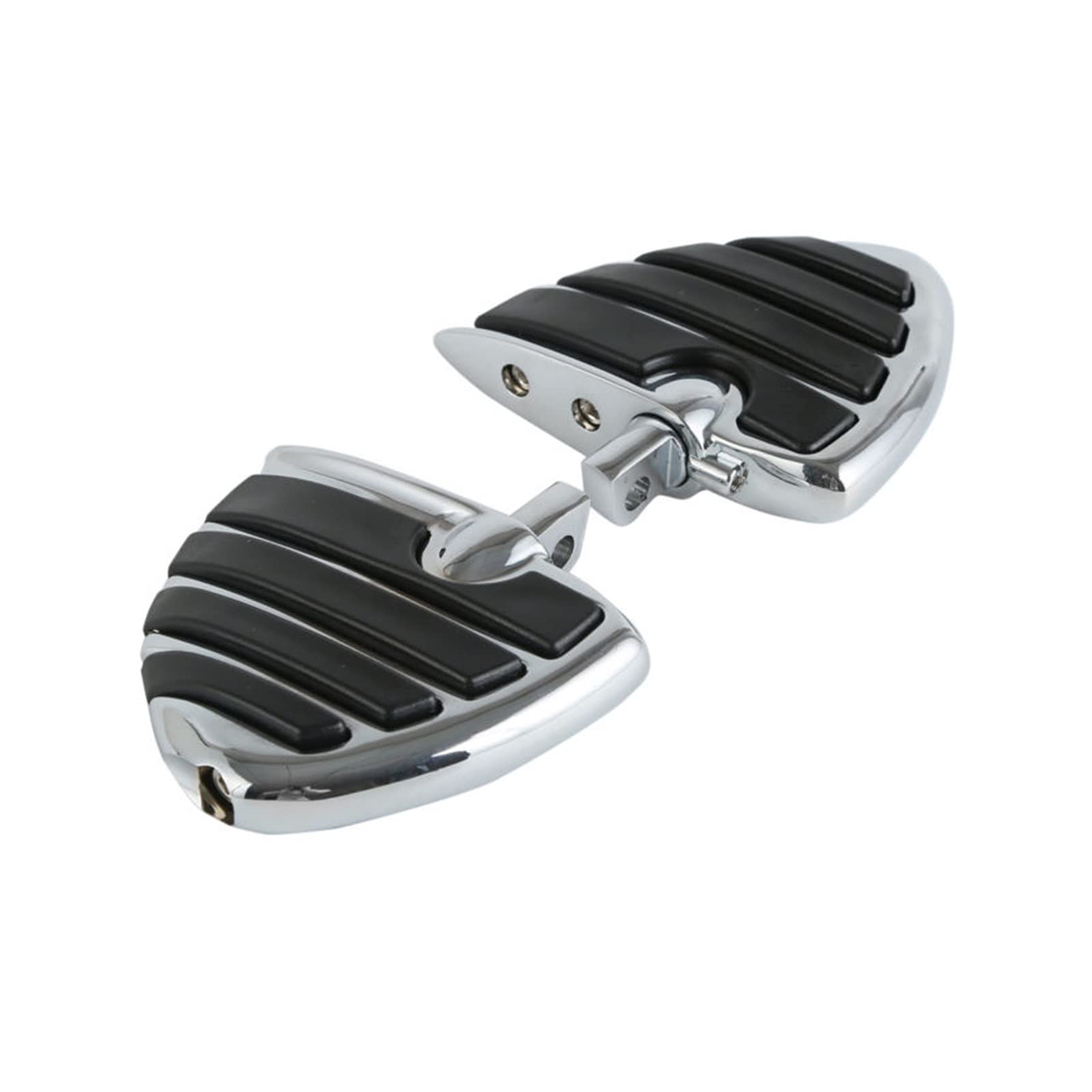 Motorcycle Mount-Style Wing Style Foot Rests FootPegs Compatible With Harley Touring Road King Electra Glide Softail GoldWing V-Rod(A) von BBSKBDFUT