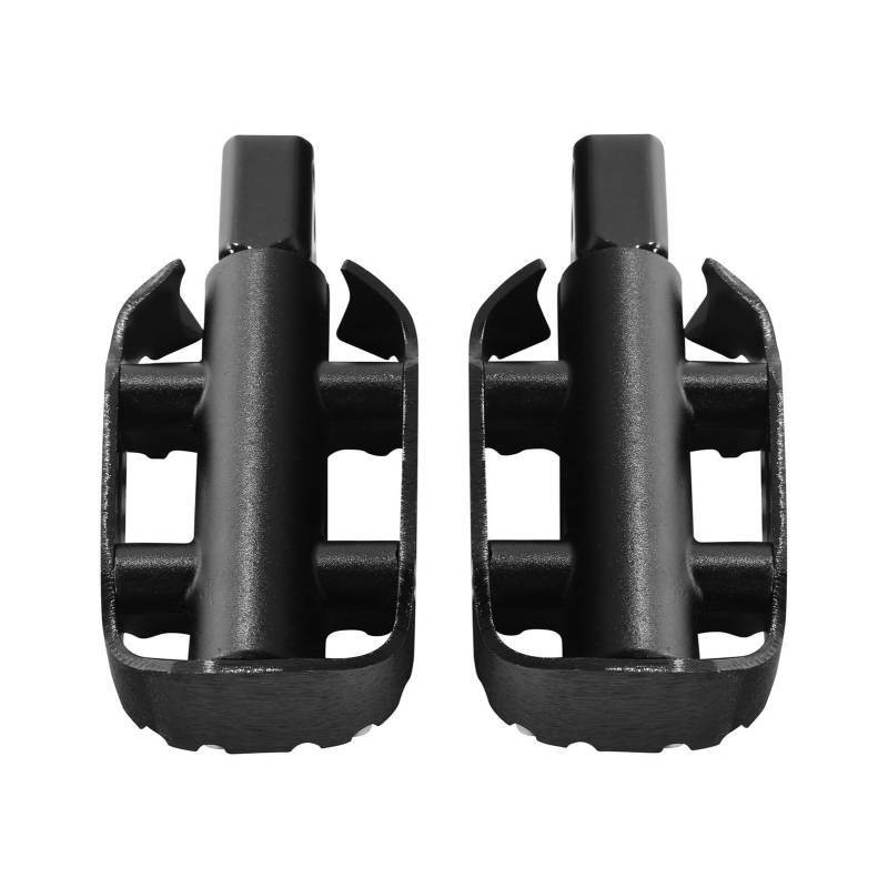 Motorcycle Rear Passenger Footpegs Compatible with Harley Touring Road King Road Glide Special Softail Dyna V-Rod Sportster Iron 883 1200(Black) von BBSKBDFUT