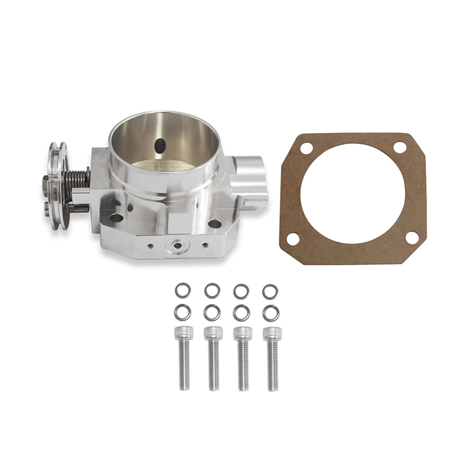 THROTTLE BODY Compatible With B16 B18 D16 F22 B20 D/B/F THROTTLE BODY 70MM EF EG EK DC2 H22 D15 D16(Silver) von BBSKBDFUT