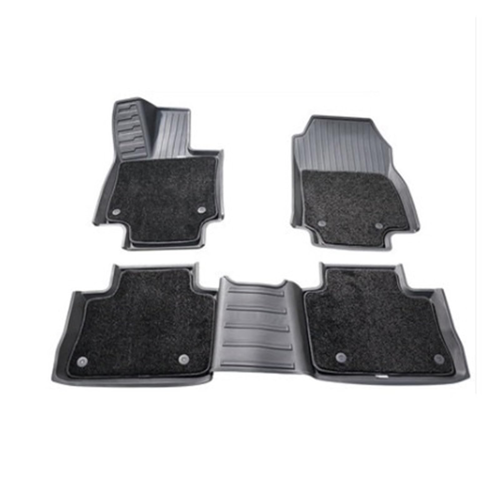 TPE Decorative Foot Pad Carpet Car Floor Mats Floor Mats Compatible With RAV4 2020(Double-deck Left) von BBSKBDFUT