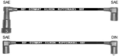 Bbt Zündleitungssatz [Hersteller-Nr. ZK0216] für Porsche von BBT