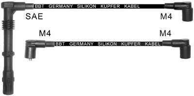 Bbt Zündleitungssatz [Hersteller-Nr. ZK0350] für Audi von BBT