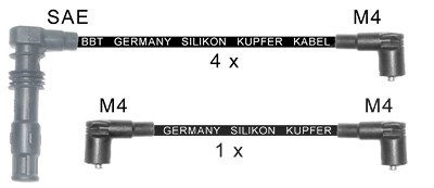 Bbt Zündleitungssatz [Hersteller-Nr. ZK0378] für VW von BBT