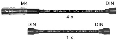 Bbt Zündleitungssatz [Hersteller-Nr. ZK0424] für Mercedes-Benz von BBT