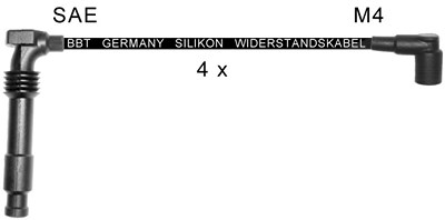 Bbt Zündleitungssatz [Hersteller-Nr. ZK0678] für Saab von BBT