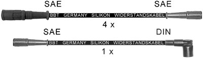 Bbt Zündleitungssatz [Hersteller-Nr. ZK1354] für Fiat von BBT