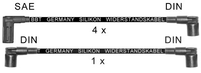 Bbt Zündleitungssatz [Hersteller-Nr. ZK1398] für Fiat von BBT