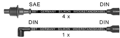 Bbt Zündleitungssatz [Hersteller-Nr. ZK1536] für Peugeot von BBT