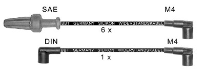 Bbt Zündleitungssatz [Hersteller-Nr. ZK1552] für Citroën, Peugeot von BBT