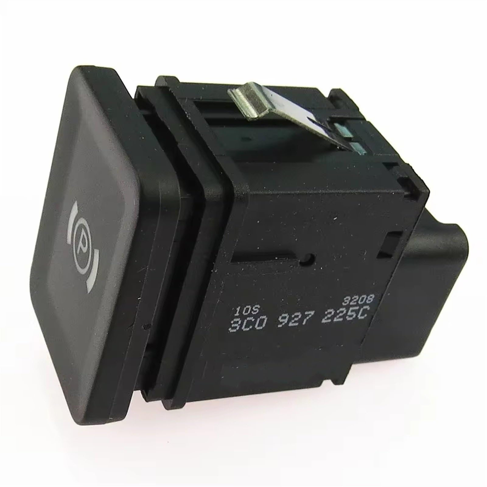 BBWUQIU Auto-Bremsknopf Kompatibel Mit VW Für CC 2009 2010 2011 2012 Elektronischer Bremsknopf Handbremse Parkschalter Autodekoration OE:3C0927225C 3C0 927 225B von BBWUQIU