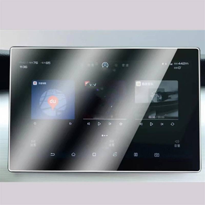 BBWUQIU Displayschutzfolie Kompatibel Mit BYD Für Seagull 2022 2023 Auto Innen Dashboard Schutz Film Dashboard Monitor Schutz Film Bildschirm Schutz Film(12.8INCH GPS) von BBWUQIU