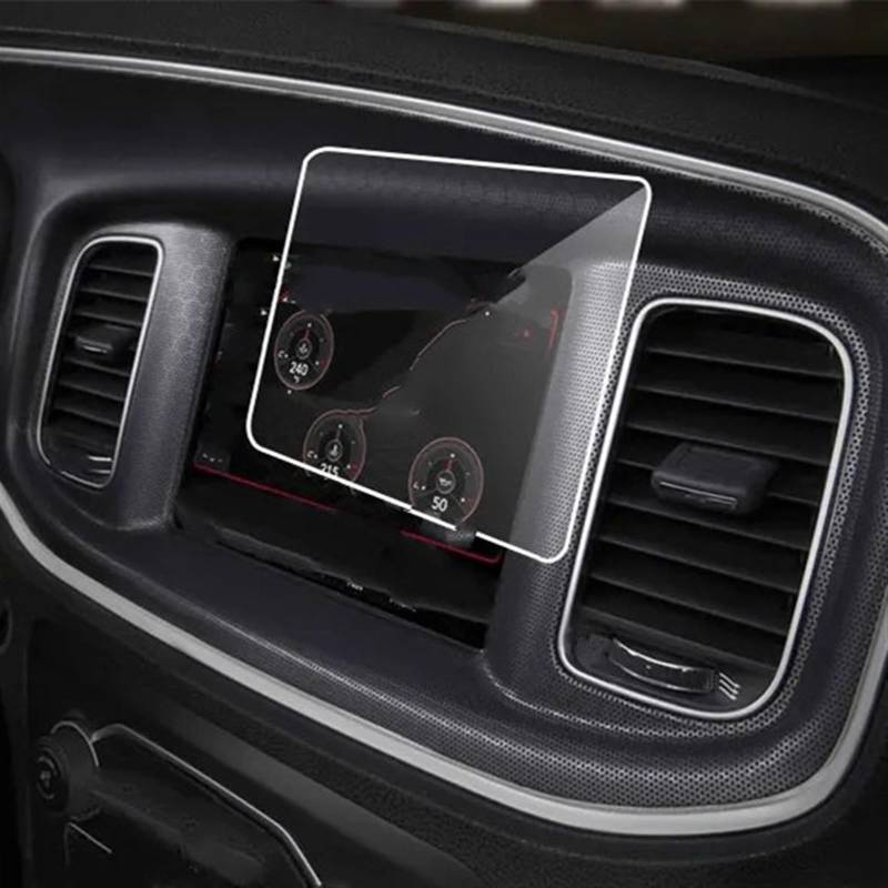 BBWUQIU Displayschutzfolie Kompatibel Mit Dodge Für Charger 2015 2016 2017 2018 2019 Autozubehör Autonavigation Displayschutzfolien Aus Gehärtetem Glas von BBWUQIU