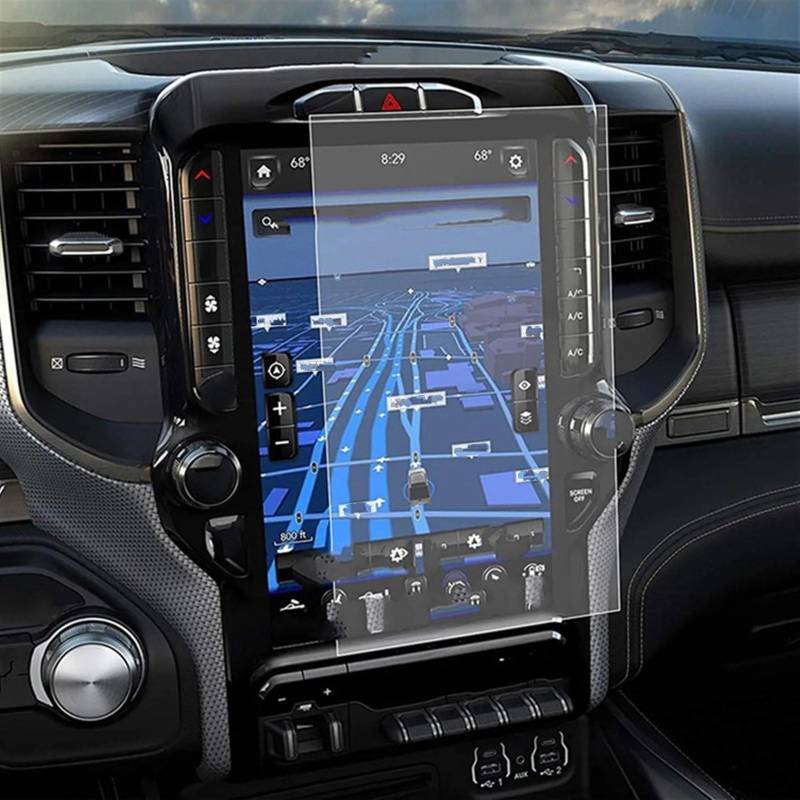 BBWUQIU Displayschutzfolie Kompatibel Mit Dodge Für Ram 1500 Für Ram 2500 2019 2020 2021 2022 2023 12 Zoll Auto-Innenraum-Schutzfolie Schutzfolie Aus Gehärtetem Glas von BBWUQIU