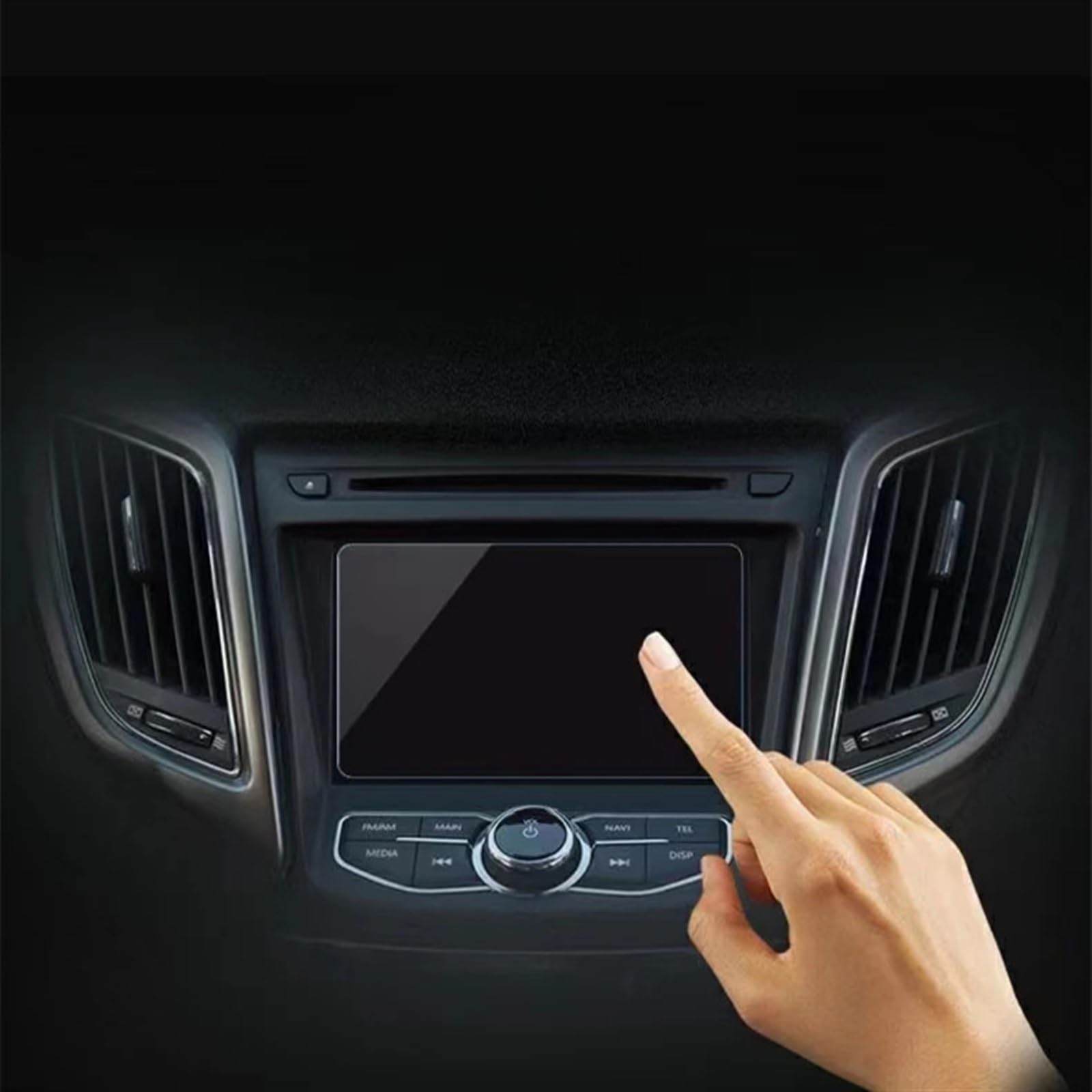 BBWUQIU Displayschutzfolie Kompatibel Mit Haval Für H9 2016 2017 2020 2021 Center Control Displayschutzfolie Schutzfolie Aus Gehärtetem Glas Autozubehör(8inch) von BBWUQIU